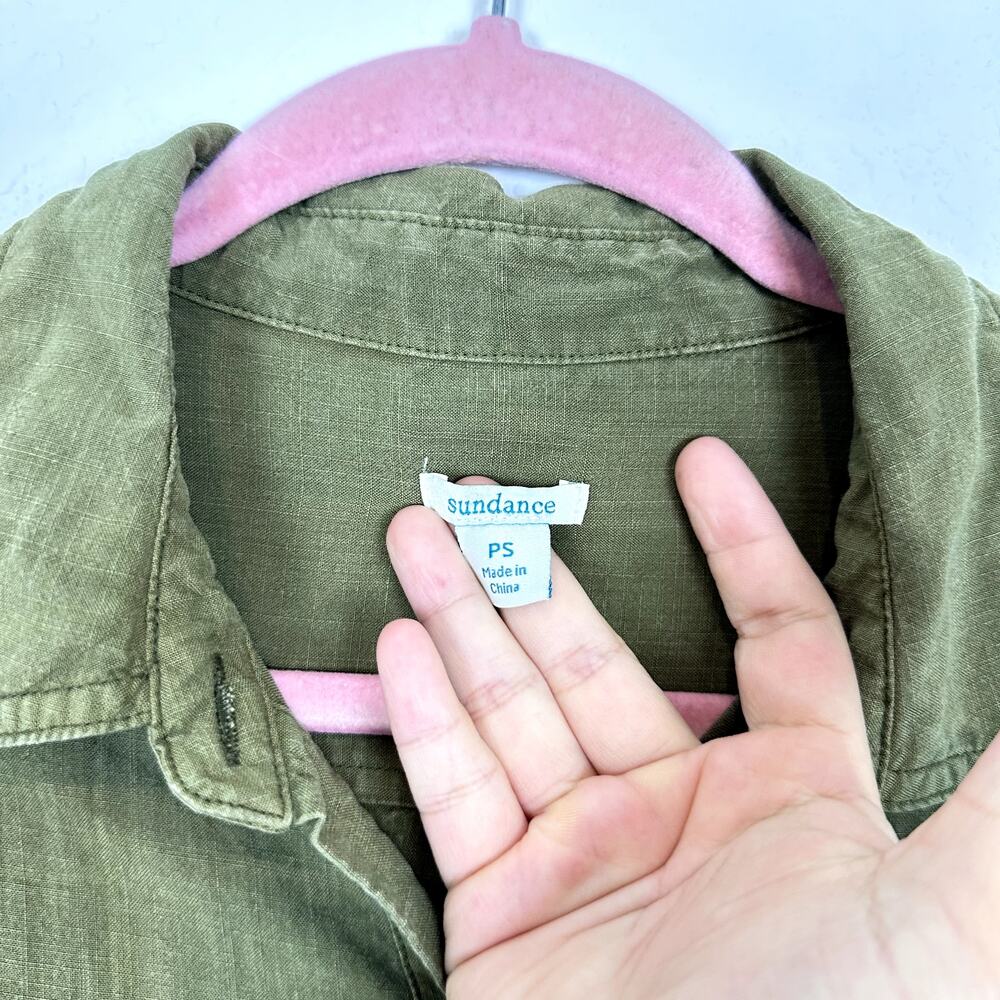 Sundance Harper Button Front Lyocell Midi Dress I… - image 3